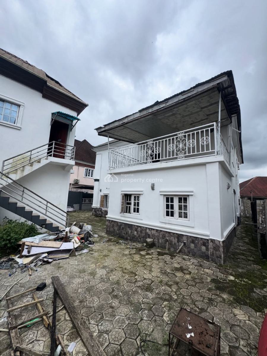 4 Bedroom Duplex with One Room Bq & Security House + Cinema + Sitout, Doxa Road Peter Odili, Port Harcourt, Rivers, Detached Duplex for Sale