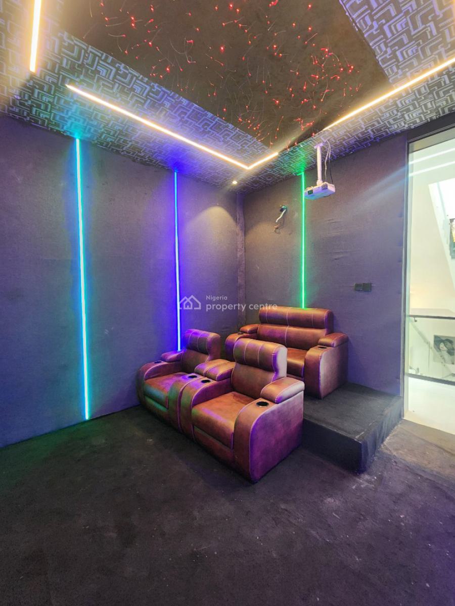 Luxury 5 Bedroom Detached Duplex with Bq, Pool, Cinema, Chevron, Lekki, Lagos, Detached Duplex for Sale