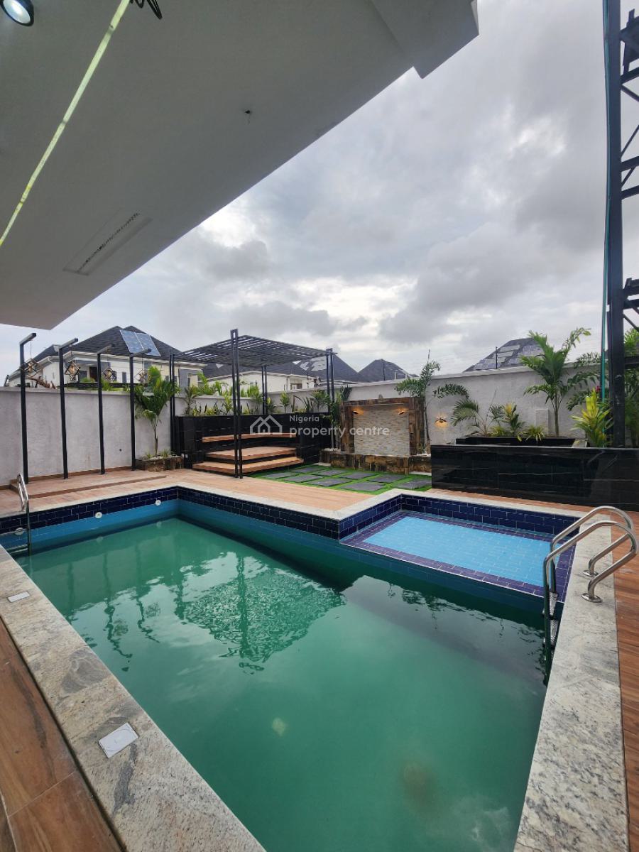 Luxury 5 Bedroom Detached Duplex with Bq, Pool, Cinema, Chevron, Lekki, Lagos, Detached Duplex for Sale