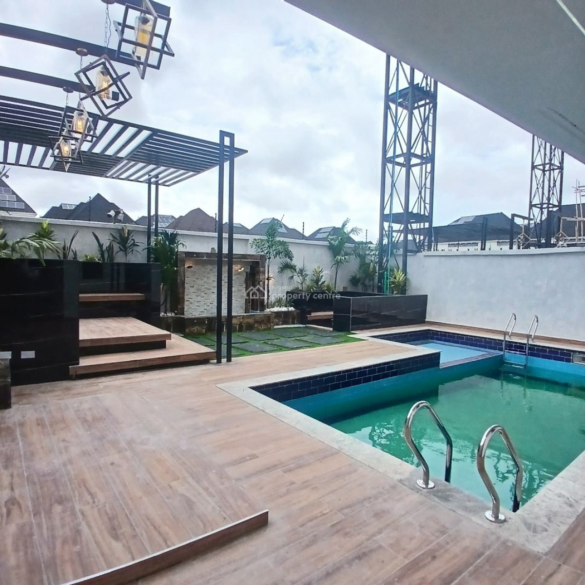 Aesthetically Pleasing 5 Bedrooms Detached Duplex with Swimming Pool, Chevron, Lekki, Lagos, Detached Duplex for Sale