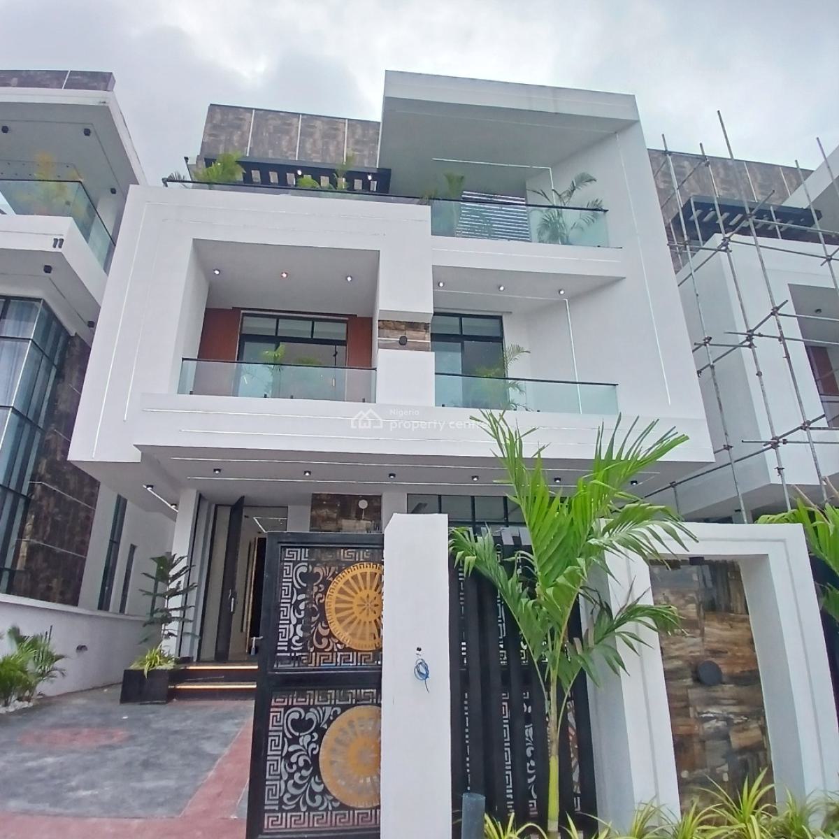 Aesthetically Pleasing 5 Bedrooms Detached Duplex with Swimming Pool, Chevron, Lekki, Lagos, Detached Duplex for Sale