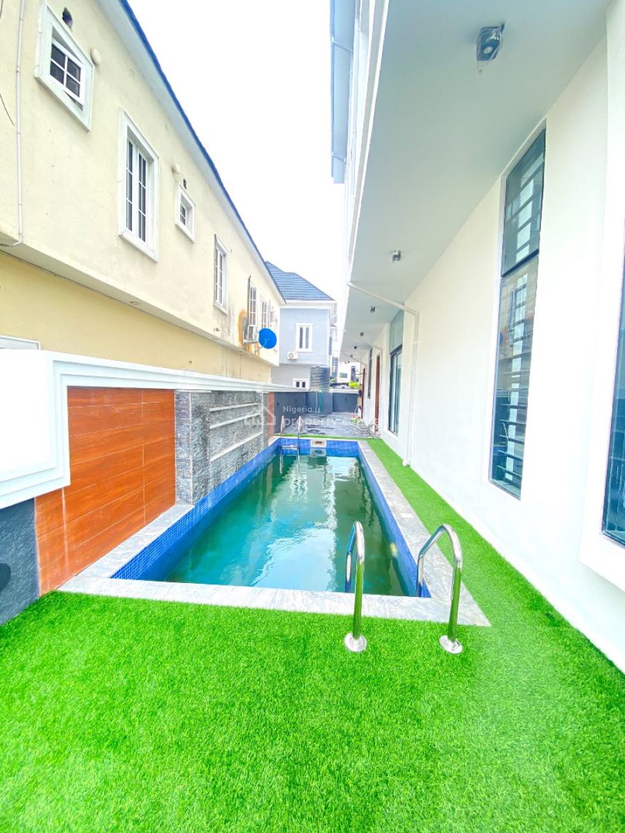 Luxury 5 Bedrooms Detached Duplex with a Bq and Pool in a Secured Estate, Ikota, Lekki, Lagos, Detached Duplex for Sale