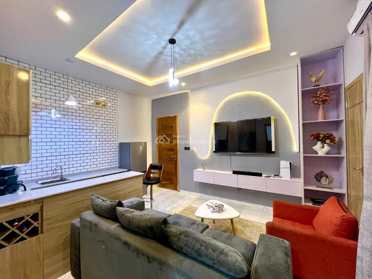 Nicely Furnished 1 Bedroom Apartment, Chevron, Lekki, Lagos, Flat / Apartment Short Let
