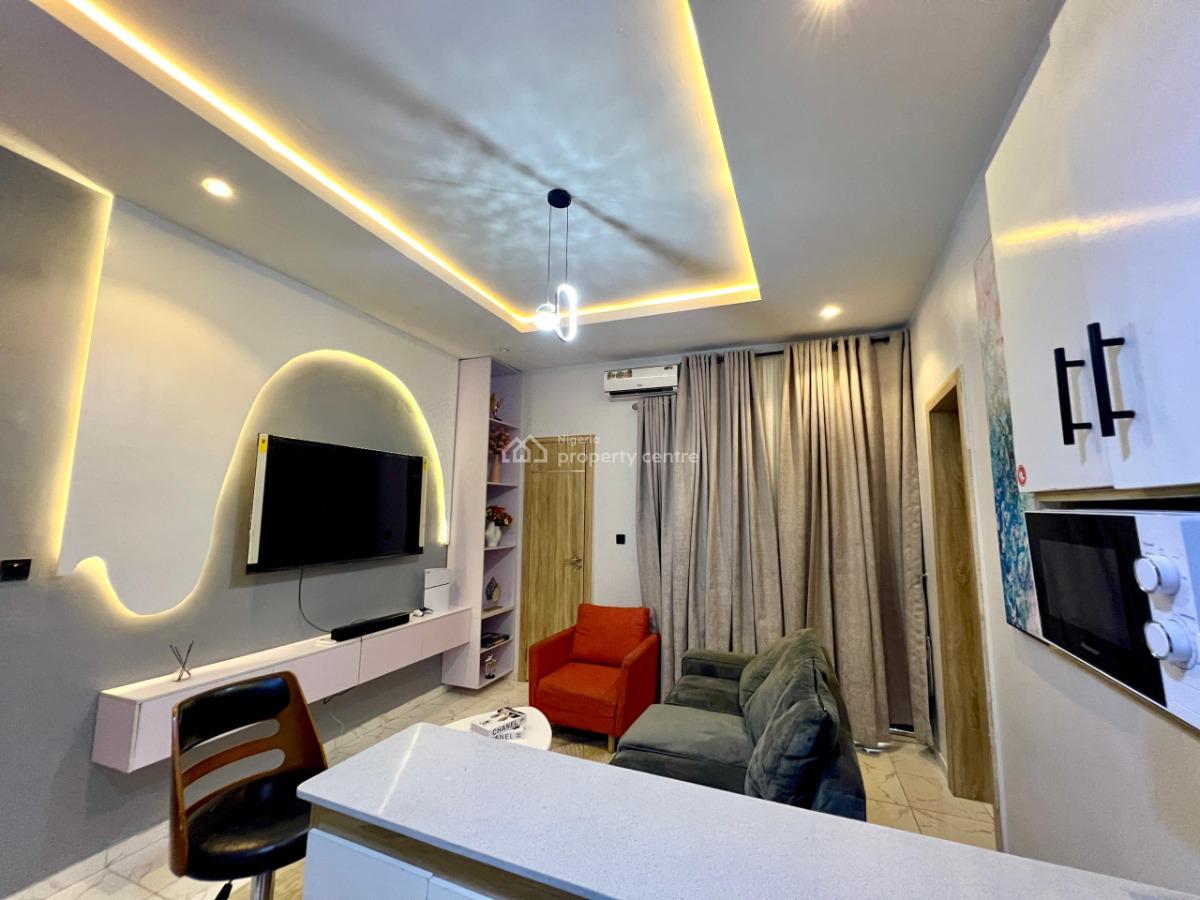Nicely Furnished 1 Bedroom Apartment, Chevron, Lekki, Lagos, Flat / Apartment Short Let