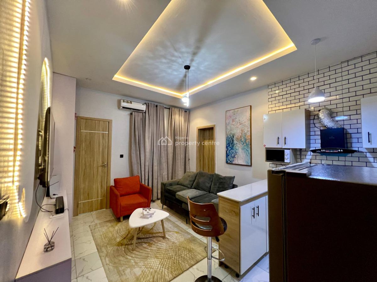 Nicely Furnished 1 Bedroom Apartment, Chevron, Lekki, Lagos, Flat / Apartment Short Let