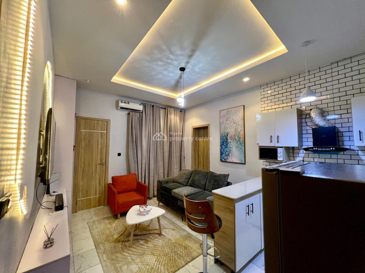 Nicely Furnished 1 Bedroom Apartment, Chevron, Lekki, Lagos, Flat / Apartment Short Let