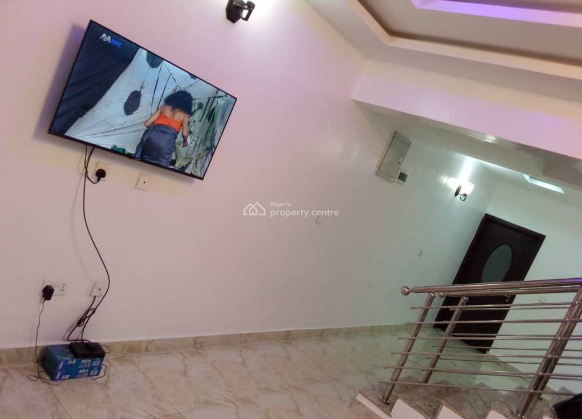 Very Neat Furnished 4 Bedroom Terrace Duplex, Wuye, Abuja, Terraced Duplex for Rent