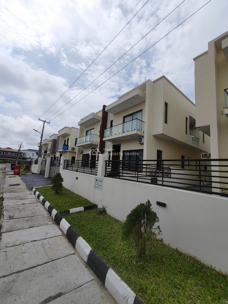 Brand New Semi Detached Duplex,with Bq in a Call in Estate, Ogidan Very Close to Sky Mall, Sangotedo, Ajah, Lagos, Flat / Apartment for Rent