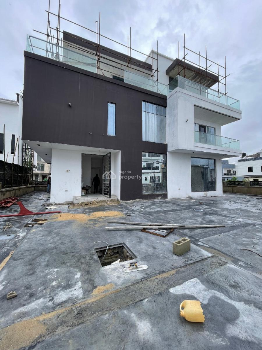 5 Bedroom Fully Detached Duplex with Bq, Swimming Pool, Osapa London, Osapa, Lekki, Lagos, Detached Duplex for Rent