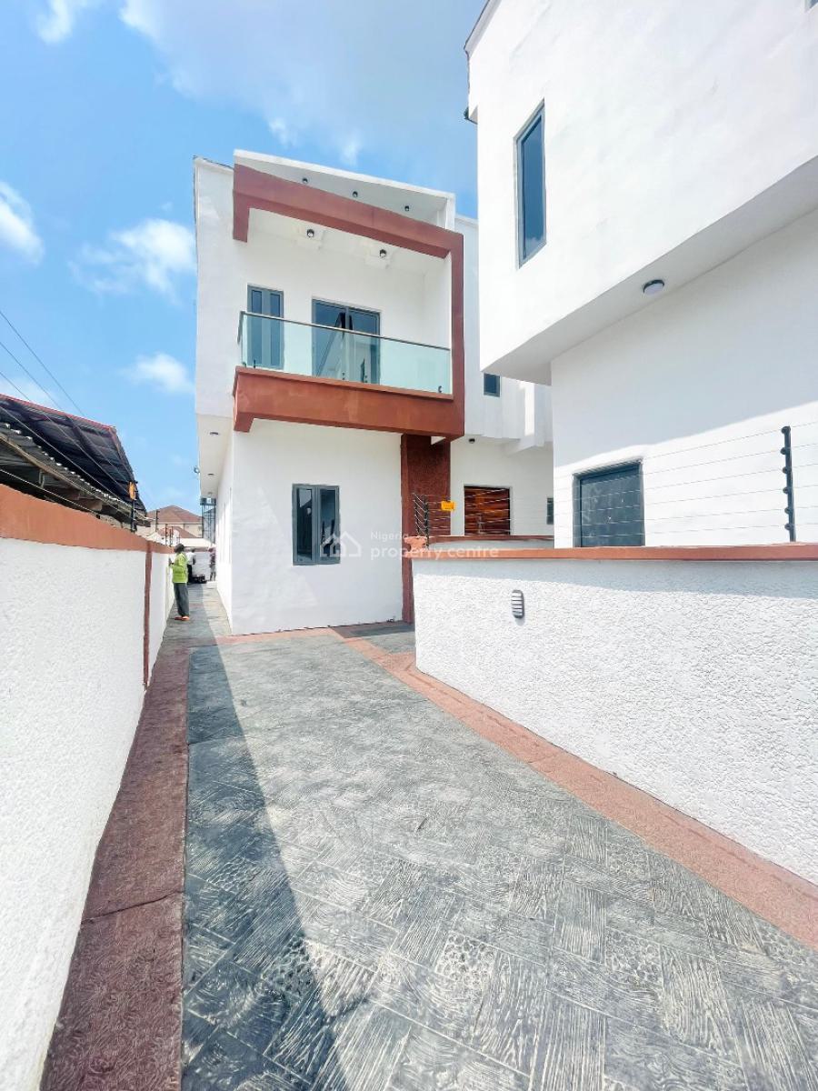 Luxury 4 Bedroom Semi  Detached Duplex with Bq, Abijo, Lekki, Lagos, Semi-detached Duplex for Sale