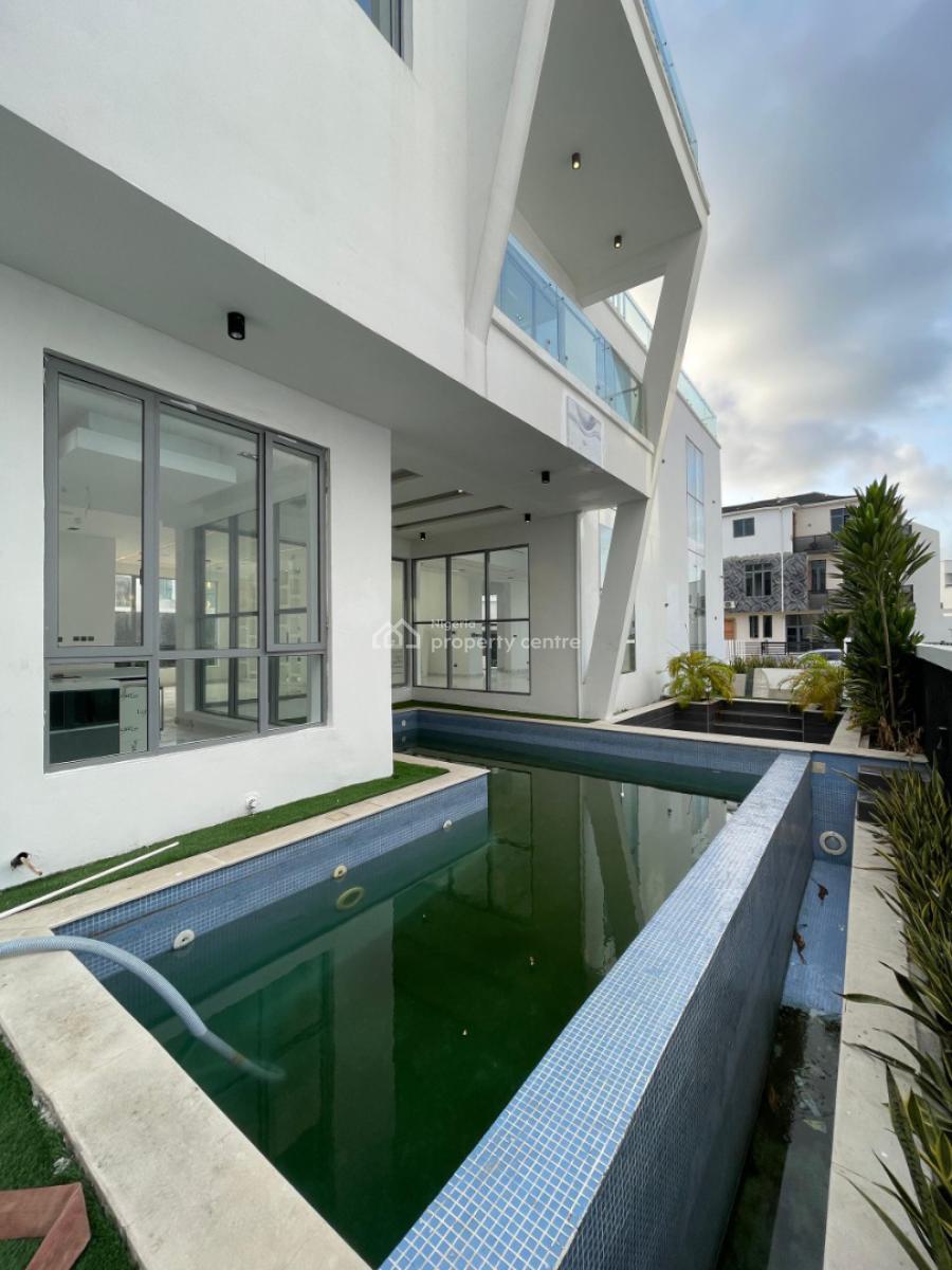 Grande 5 Bedroom Detached, Swimming Pool, 3 Bq, Roof Terrace, Osapa, Lekki, Lagos, Detached Duplex for Sale