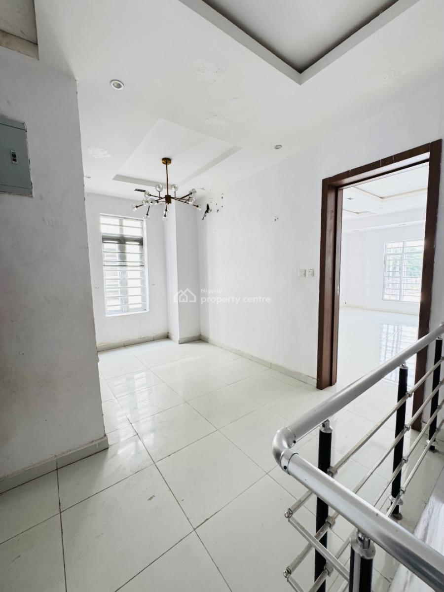 Spacious 4bedrms Semi Detached Duplex with Bq 10m, Conservation, Lekki, Lagos, Detached Duplex for Rent
