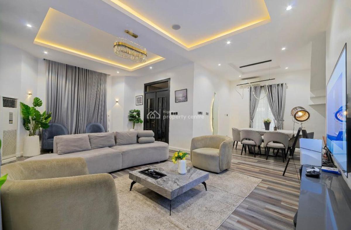 Luxury 5 Bedroom Detached Duplex, Osapa, Lekki, Lagos, House Short Let