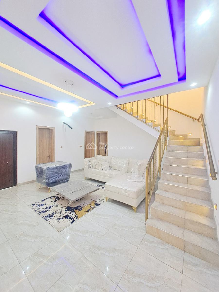Newly Built Furnished 4 Bedroom Semi-detached with Bq and 17kva Generator, Abraham Adesanya, Ajah, Lagos, Semi-detached Duplex for Sale