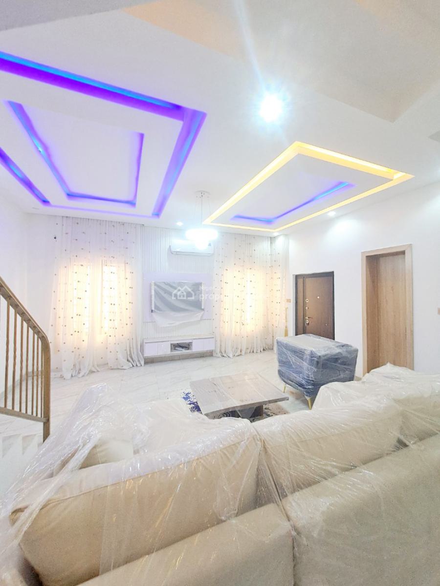 Newly Built Furnished 4 Bedroom Semi-detached with Bq and 17kva Generator, Abraham Adesanya, Ajah, Lagos, Semi-detached Duplex for Sale