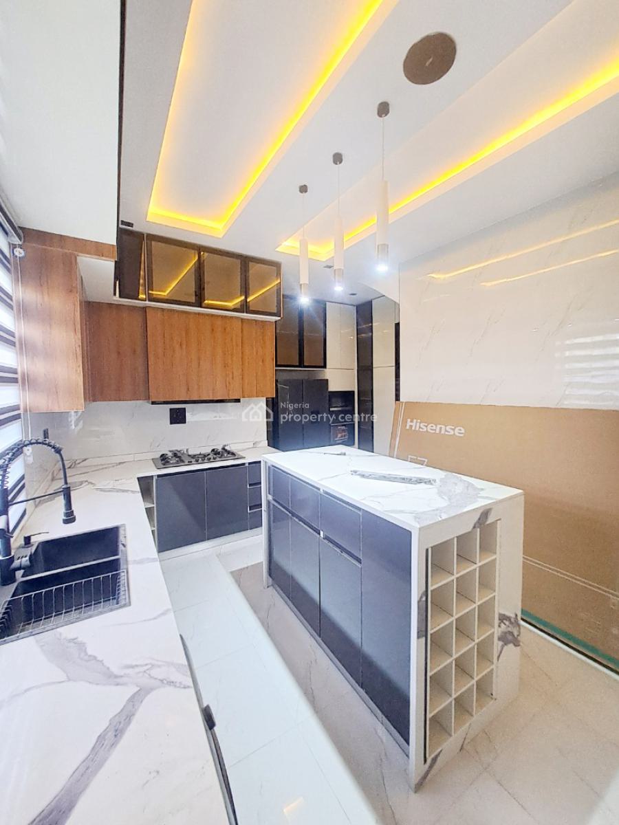 Newly Built 5 Bedroom Semi with  Pool, Cinema Room, Gym House & Bq, Abraham Adesanya, Ajah, Lagos, Detached Duplex for Sale