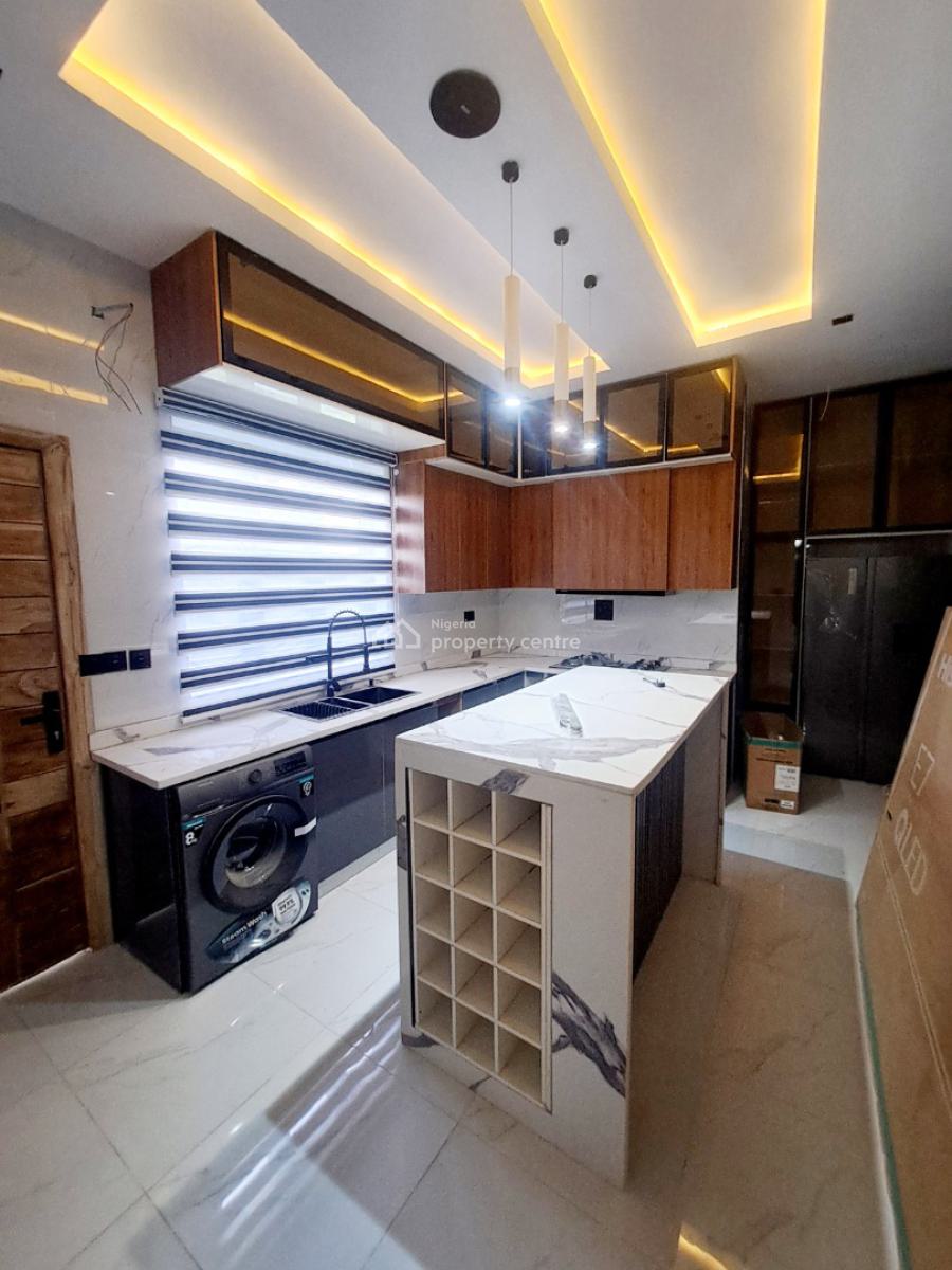 Newly Built 5 Bedroom Semi-detached with Bq, Pool, Cinema Room and Gym, Abraham Adesanya, Ajah, Lagos, Semi-detached Duplex for Sale