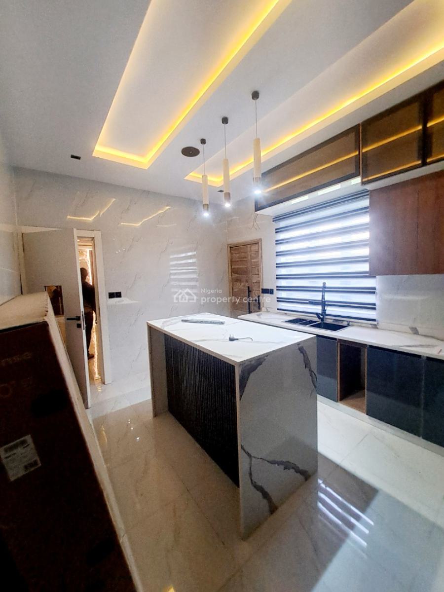 Newly Built 5 Bedroom Semi-detached with Bq, Pool, Cinema Room and Gym, Abraham Adesanya, Ajah, Lagos, Semi-detached Duplex for Sale