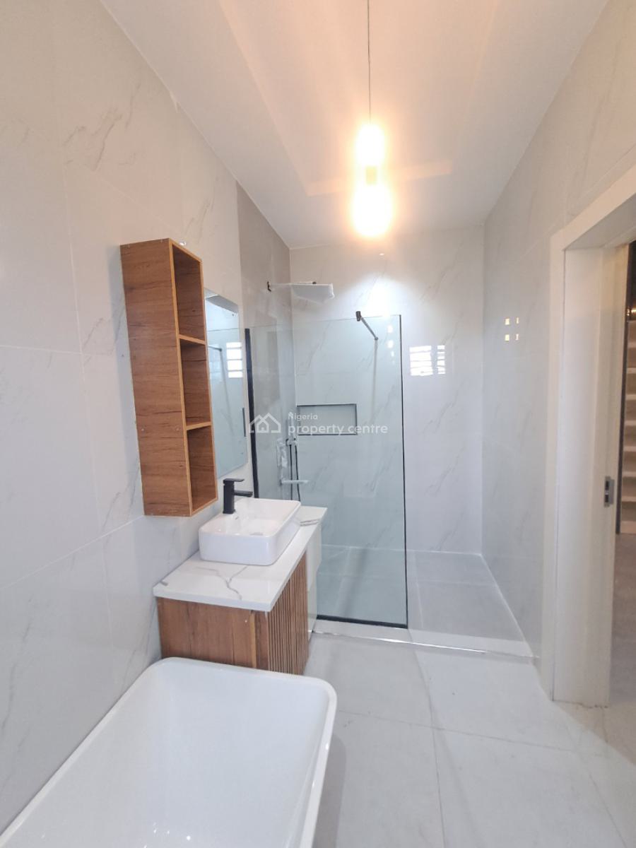 Newly Built 5 Bedroom Semi-detached with Bq, Pool, Cinema Room and Gym, Abraham Adesanya, Ajah, Lagos, Semi-detached Duplex for Sale
