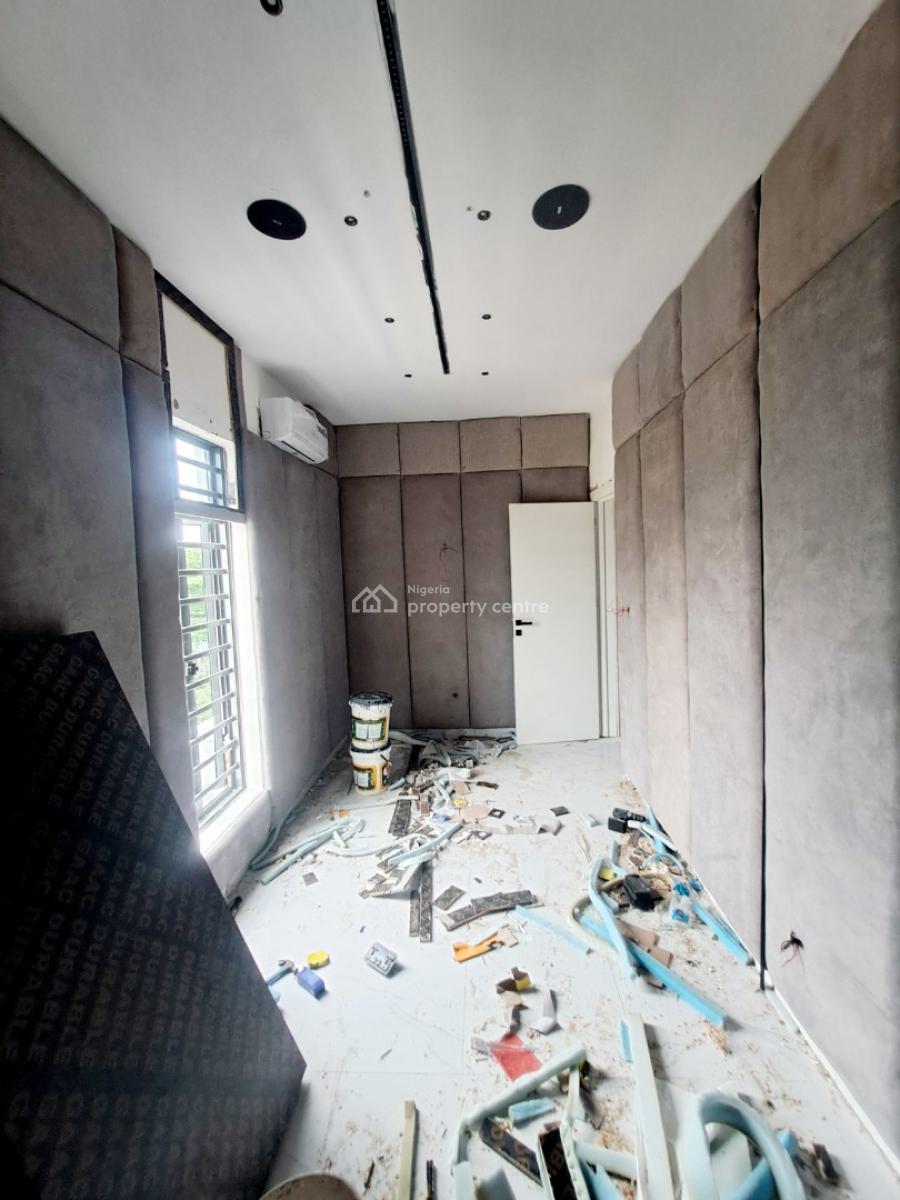 Newly Built 5 Bedroom Semi-detached with Bq, Pool, Cinema Room and Gym, Abraham Adesanya, Ajah, Lagos, Semi-detached Duplex for Sale