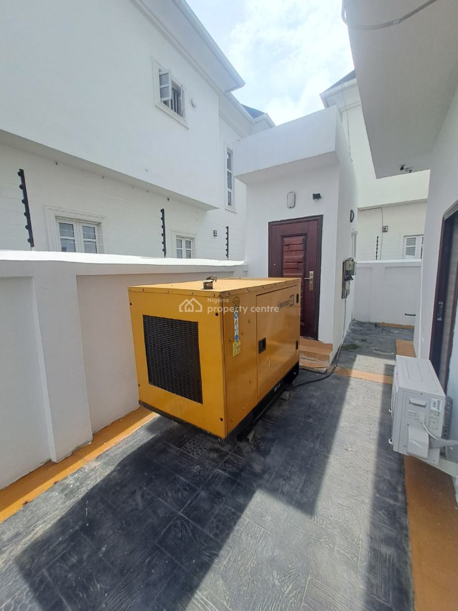 Newly Built Furnished 4 Bedroom Semi-detached with Bq & 17kva Generato, Abraham Adesanya, Ajah, Lagos, Semi-detached Duplex for Sale