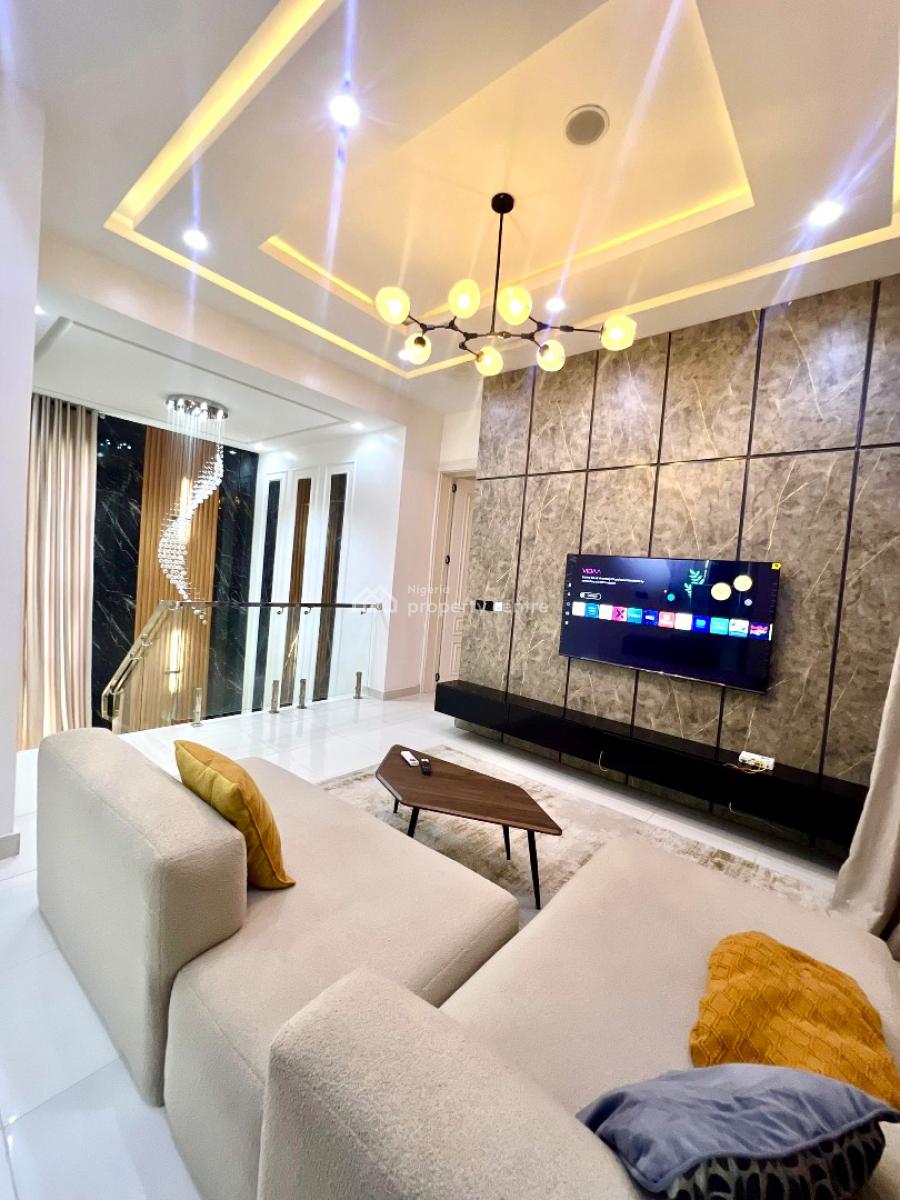 Furnished 5 Bedrooms Detached Duplex with Swimming Pool, Lekki County Megamound, Lekki, Lagos, Detached Duplex for Rent
