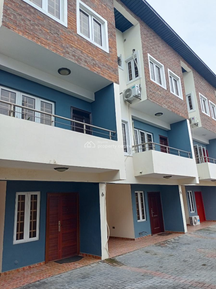 Self Serviced 3 Bedroom Terrace with Bq, Ikate, Lekki, Lagos, Terraced Duplex for Rent