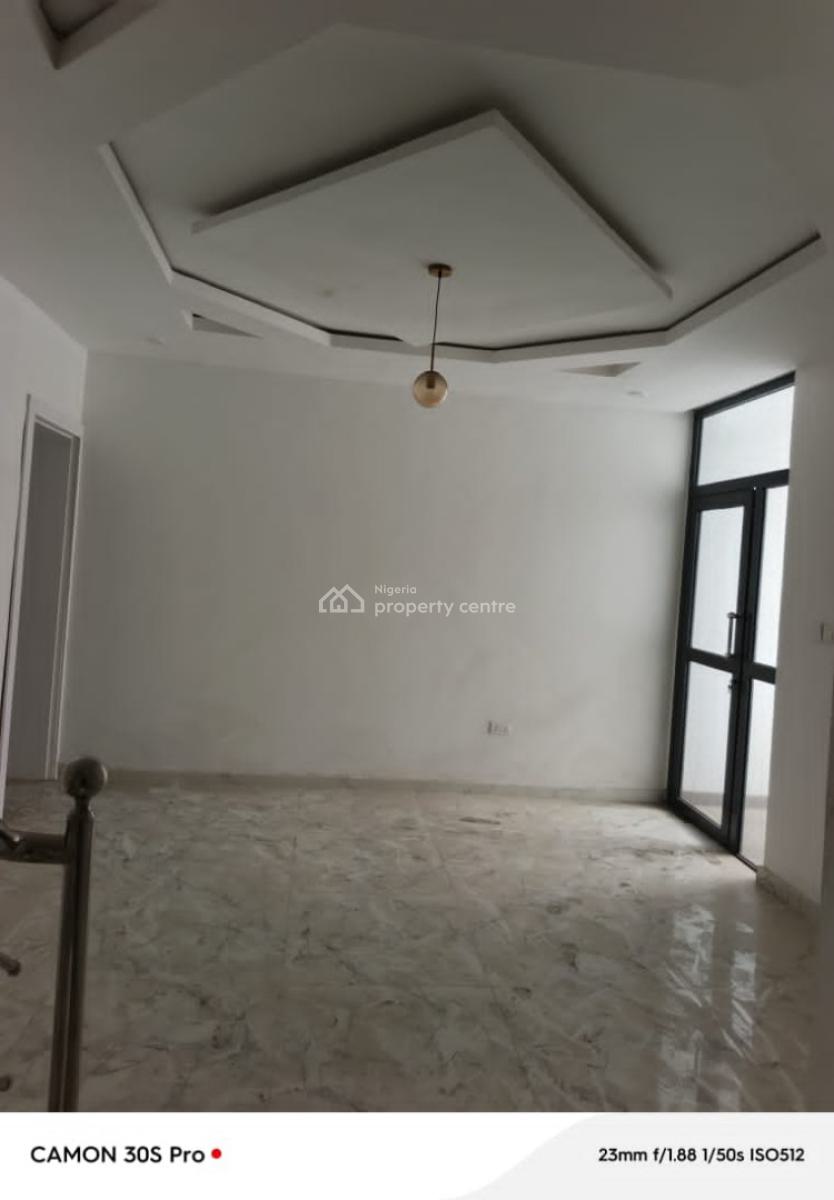 Brand New 4 Bedroom Terrace with Bq Secured Estate, Chevron, Lekki Phase 1, Lekki, Lagos, Terraced Duplex for Rent
