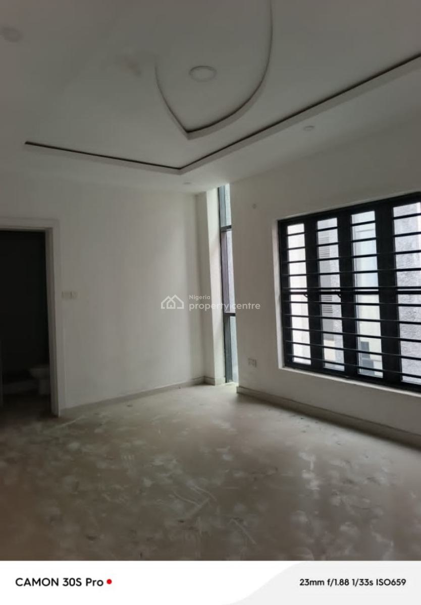 Brand New 4 Bedroom Terrace with Bq Secured Estate, Chevron, Lekki Phase 1, Lekki, Lagos, Terraced Duplex for Rent