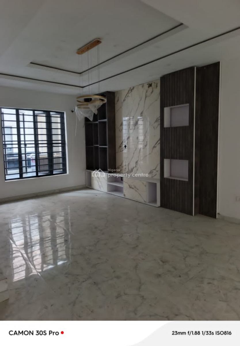 Brand New 4 Bedroom Terrace with Bq Secured Estate, Chevron, Lekki Phase 1, Lekki, Lagos, Terraced Duplex for Rent
