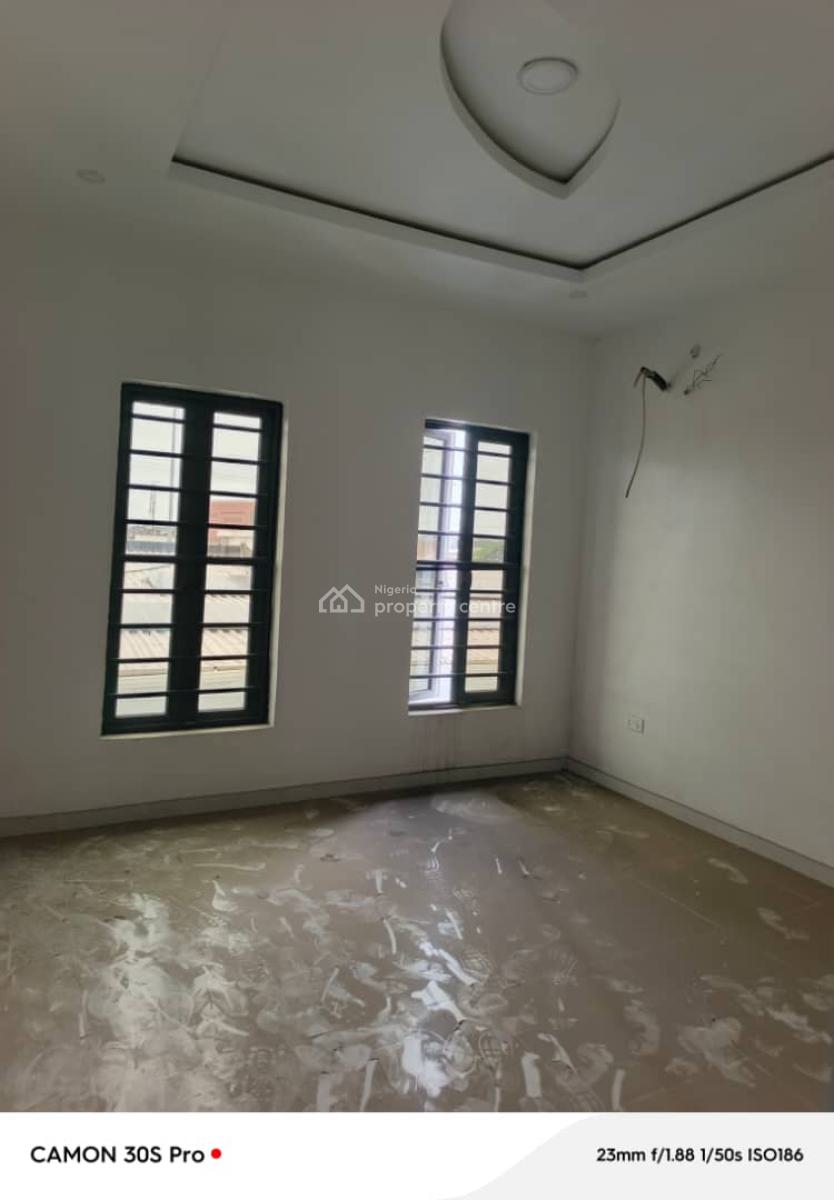Brand New 4 Bedroom Terrace with Bq Secured Estate, Chevron, Lekki Phase 1, Lekki, Lagos, Terraced Duplex for Rent