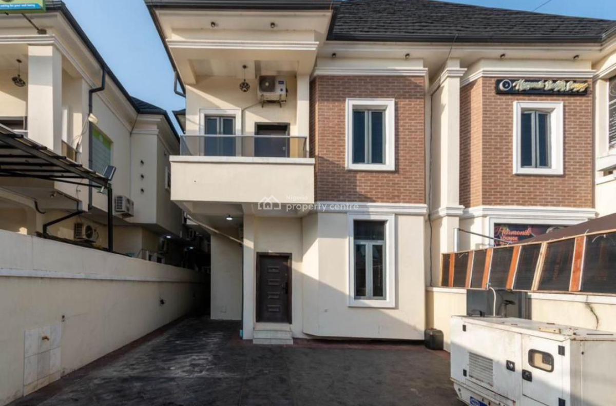 Furnished 4 Bedroom Semi Detached Duplex with a Room Bq, Chevron Alternative Route, Lekki, Lagos, Semi-detached Duplex for Rent
