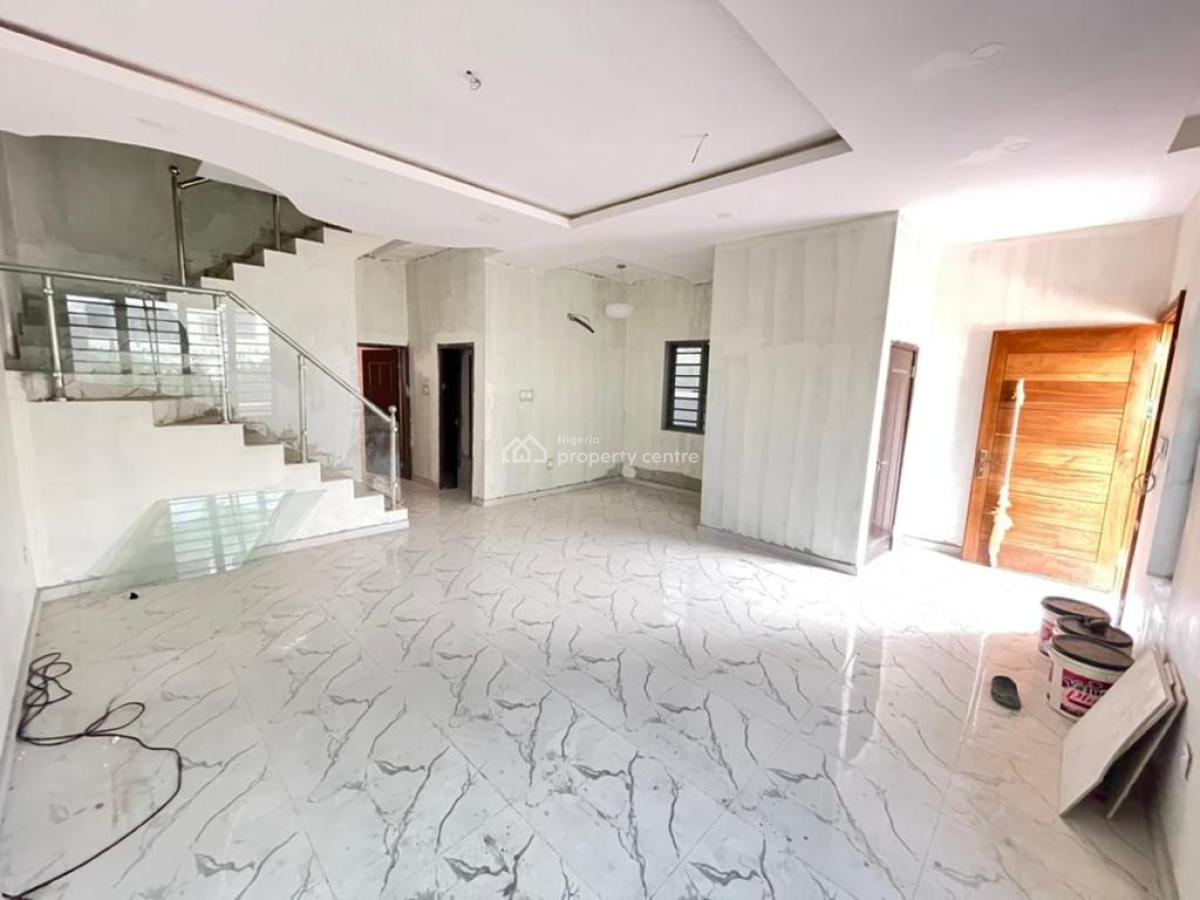 Commercial 4 Bedroom Duplex with Bq and Security House, Commercial Area, Osapa, Lekki, Lagos, Semi-detached Duplex for Sale