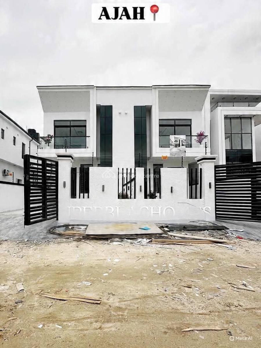 Contemporary 4 Bedroom Semi Detached Duplex with Bq, Ajah, Lagos, Semi-detached Duplex for Sale