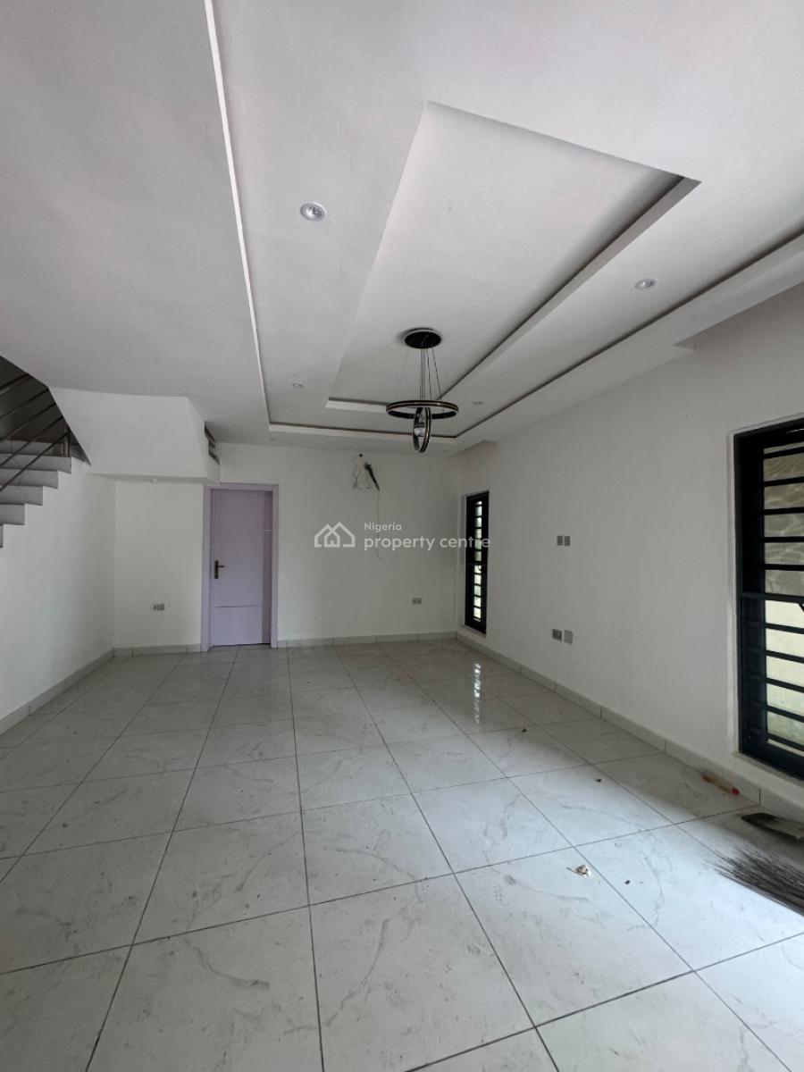 Newly Build Lovely 4 Bedroom Duplex with Bq Semi Detached This Lovely, Shop Right Sangotedo Ajar, Lekki, Lagos, Terraced Duplex for Sale