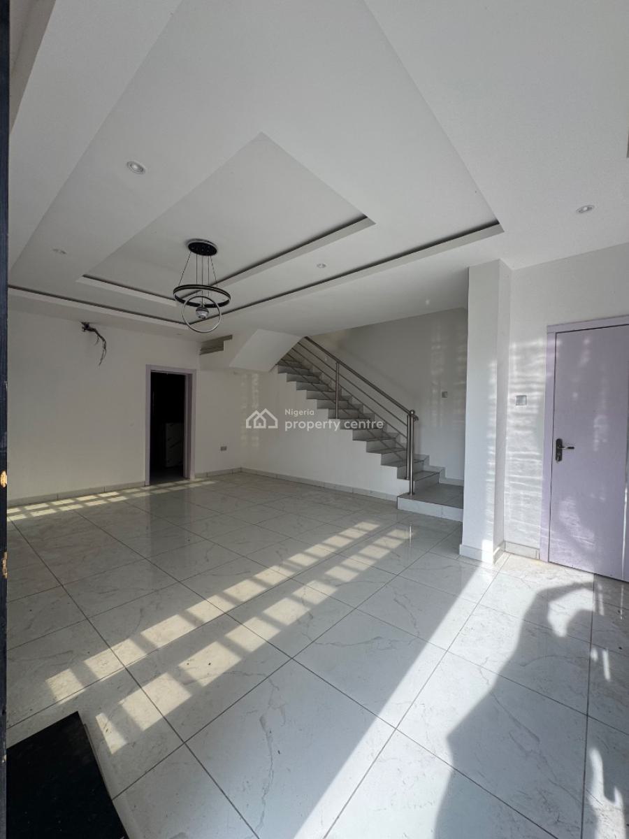 Newly Build Lovely 4 Bedroom Duplex with Bq Semi Detached This Lovely, Shop Right Sangotedo Ajar, Lekki, Lagos, Terraced Duplex for Sale