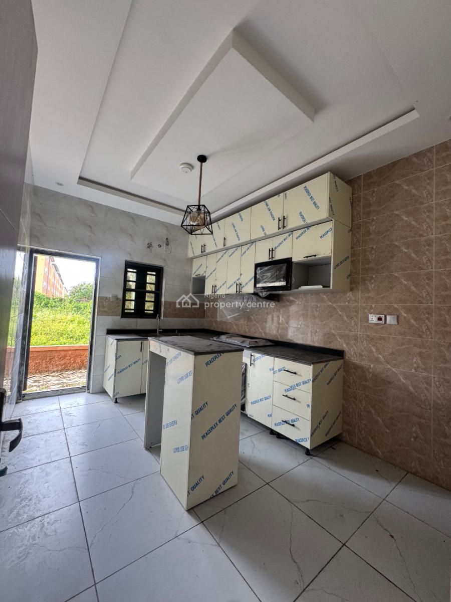 Newly Build Lovely 4 Bedroom Duplex with Bq Semi Detached This Lovely, Shop Right Sangotedo Ajar, Lekki, Lagos, Terraced Duplex for Sale