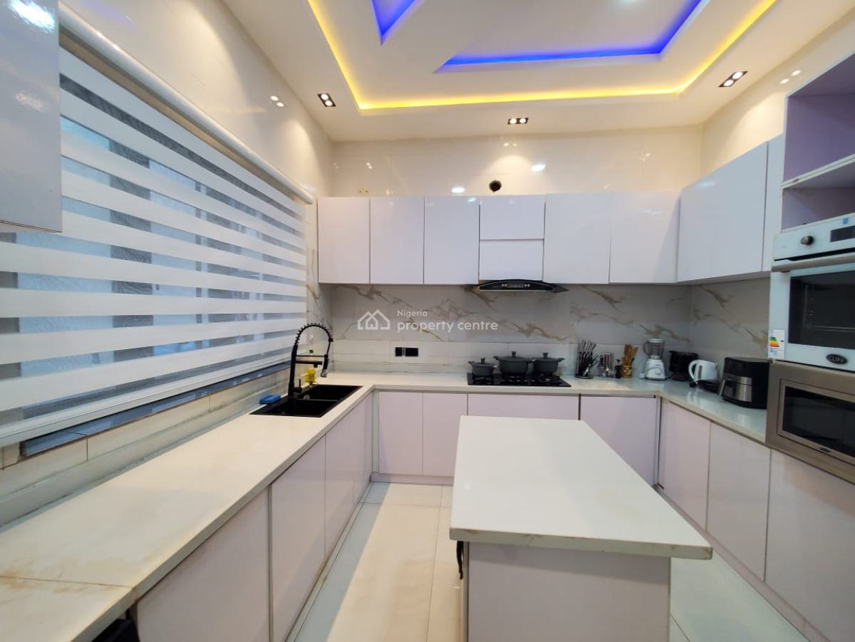 Luxury Furnished 4bedroom Terrace Duplex with Modern Amenities, Off Gbangbaba, Ikate Elegushi, Lekki, Lagos, House for Rent