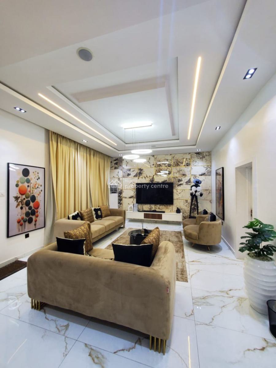 Luxury Furnished 4bedroom Terrace Duplex with Modern Amenities, Off Gbangbaba, Ikate Elegushi, Lekki, Lagos, House for Rent
