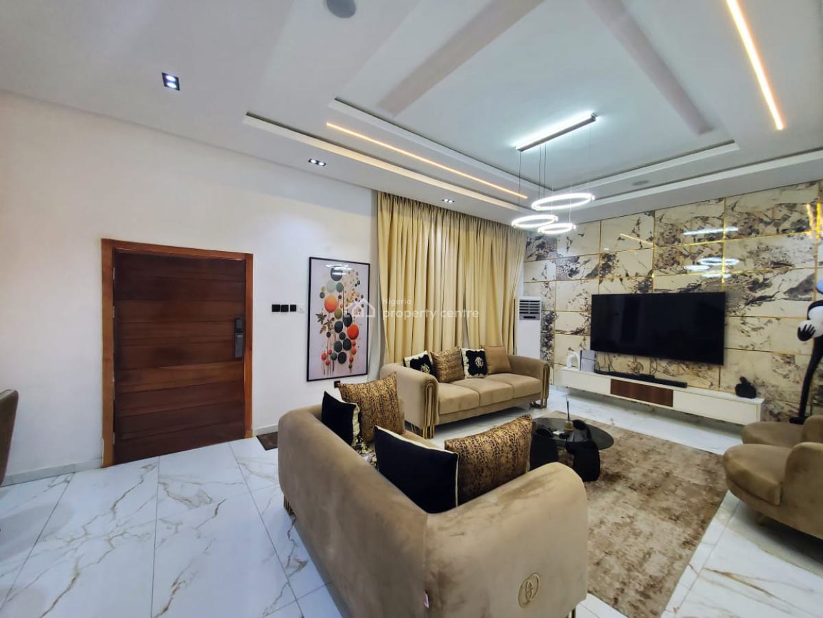 Luxury Furnished 4bedroom Terrace Duplex with Modern Amenities, Off Gbangbaba, Ikate Elegushi, Lekki, Lagos, House for Rent