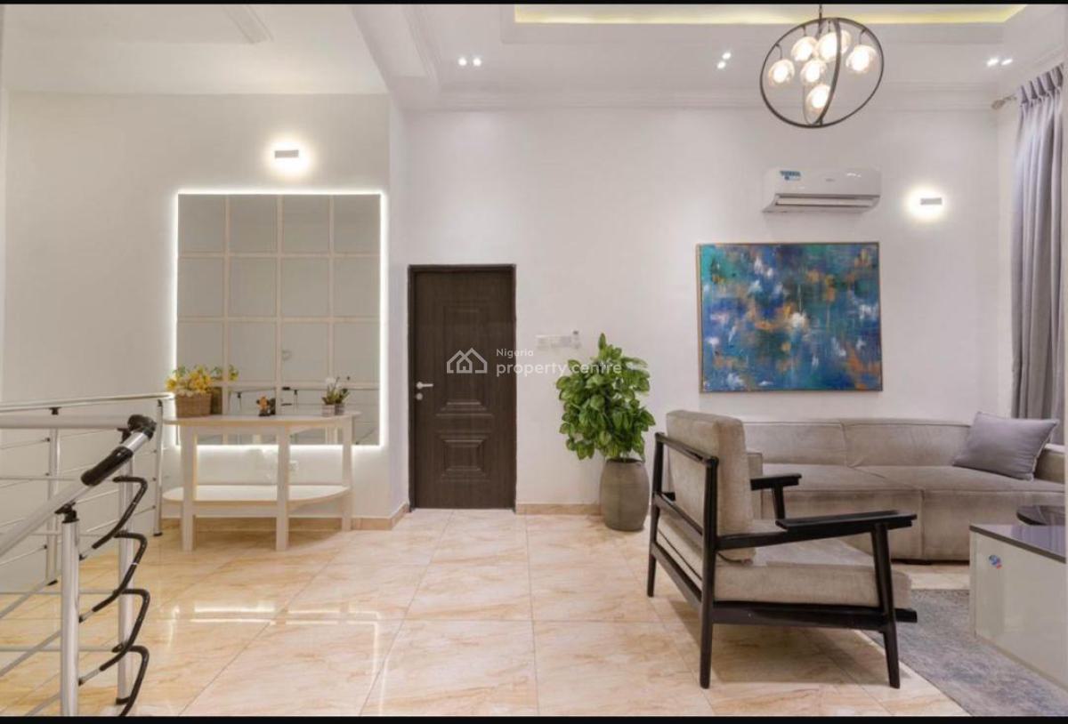 Luxury Furnished 4 Bedroom Duplex with Bq, Chevron, Lekki Phase 2, Lekki, Lagos, Semi-detached Duplex for Rent