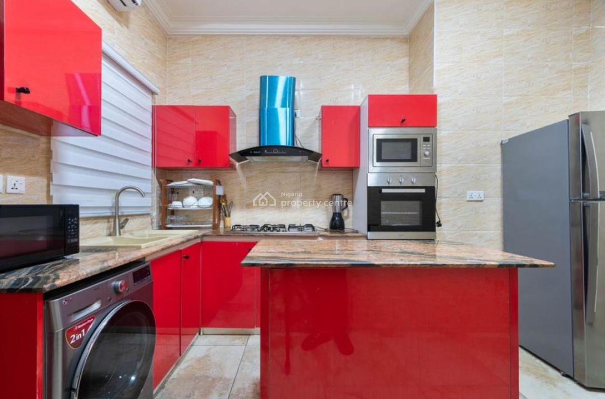 Luxury Furnished 4 Bedroom Duplex with Bq, Chevron, Lekki Phase 2, Lekki, Lagos, Semi-detached Duplex for Rent