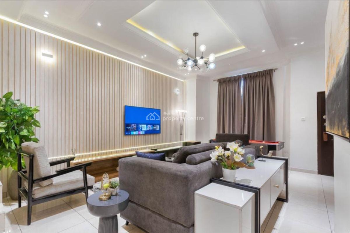 Luxury Furnished 4 Bedroom Duplex with Bq, Chevron, Lekki Phase 2, Lekki, Lagos, Semi-detached Duplex for Rent