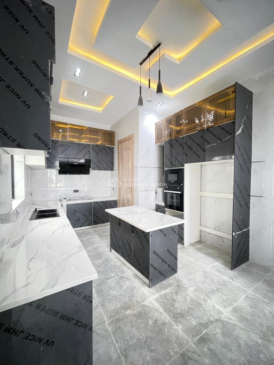Brand New 4 Bedroom Fully Detached Duplex with a Room Bq, Chevron, Lekki, Lagos, Detached Duplex for Sale