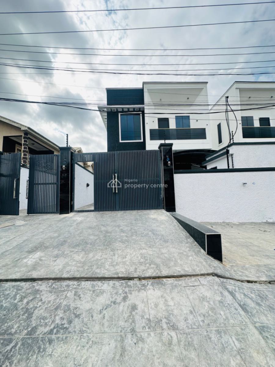Newly Built 5 Bedroom Fully Detached Duplex with a Room Bq, Omole Phase 2, Ikeja, Lagos, Detached Duplex for Sale