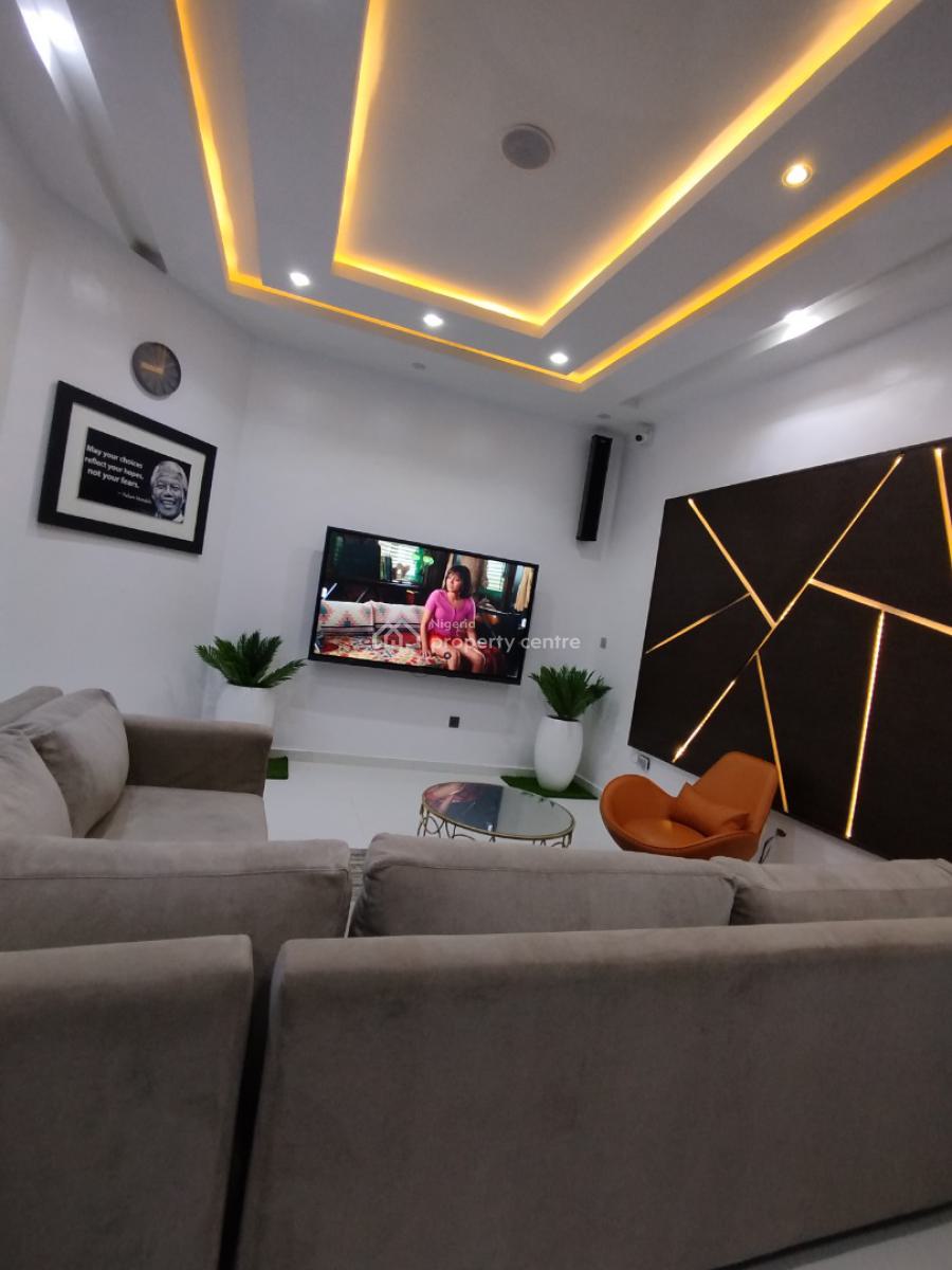 Beautiful Modern 4 Bedrooms Self Compound Duplex with Ps5 & Balcony, Off Isaac John Street, Ikeja Gra, Ikeja, Lagos, Flat / Apartment Short Let