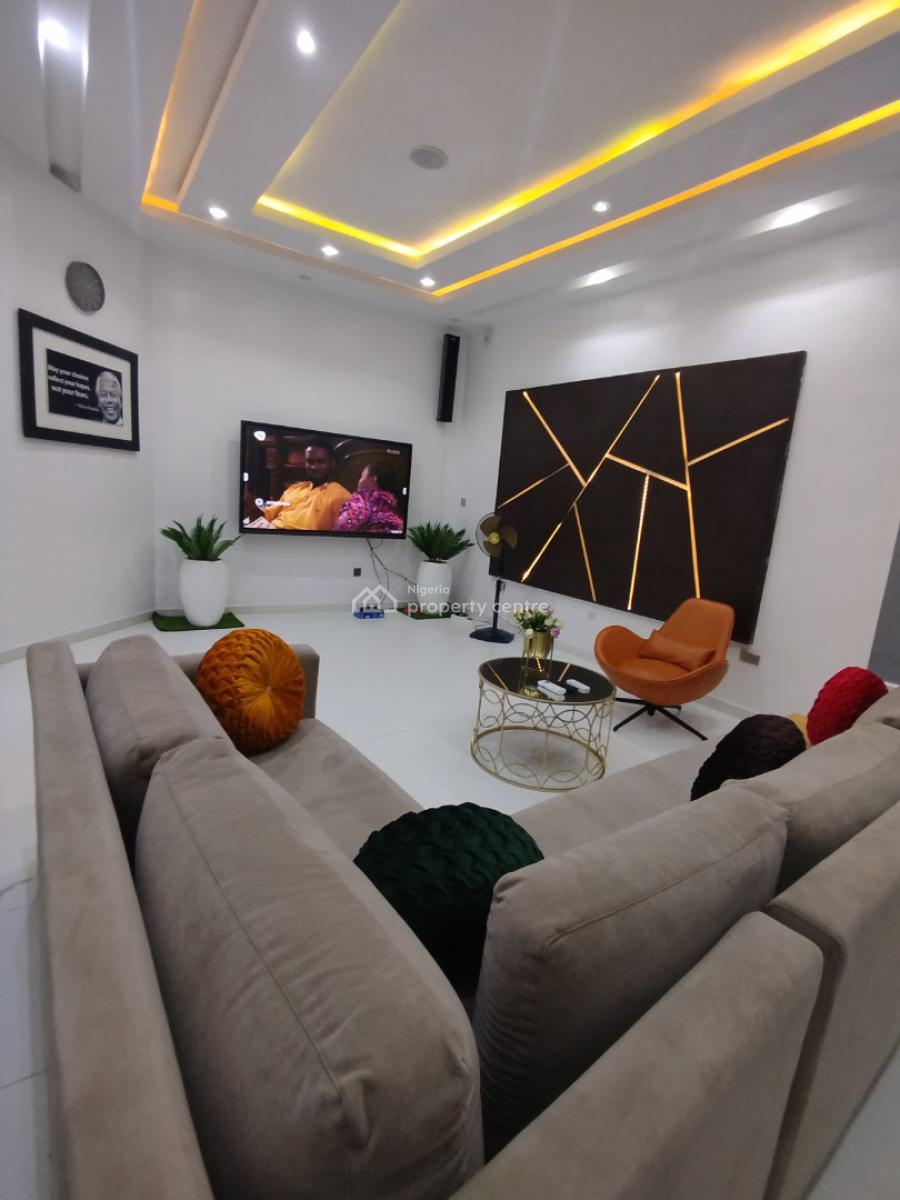 Modern 4 Br Self Compound Duplex with 2 Sitting Rooms & 2 Balconies, Off Isaac John Street, Ikeja Gra, Ikeja, Lagos, House Short Let