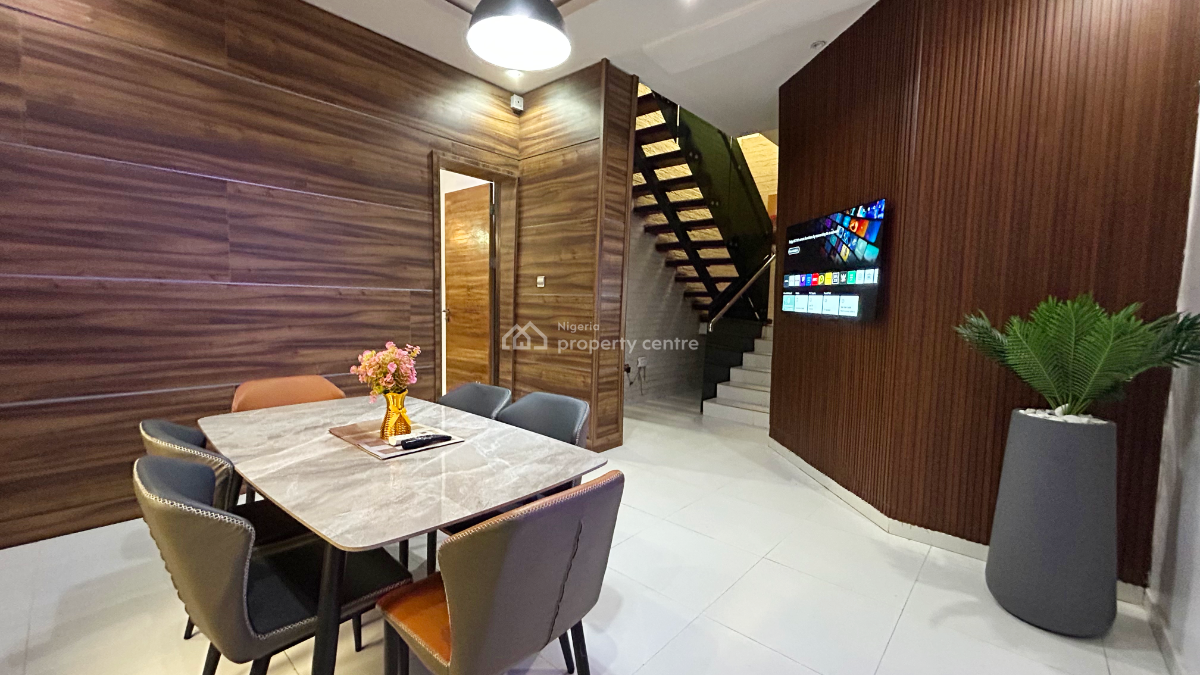 Modern 4 Bedrooms Self Compound with Snooker,dart & Balconies, Off Isaac John Street, Ikeja Gra, Ikeja, Lagos, House Short Let