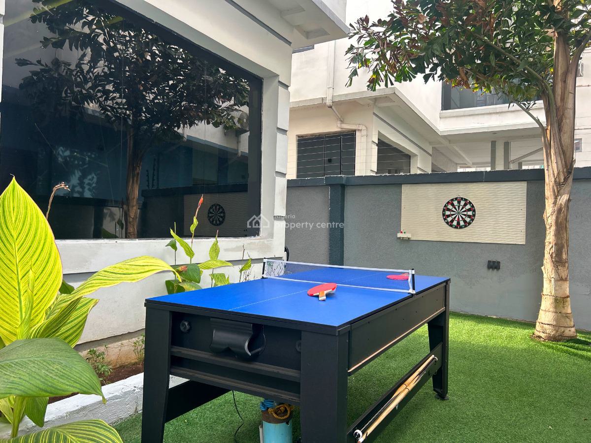 Modern 4 Bedrooms Self Compound with Snooker,dart & Balconies, Off Isaac John Street, Ikeja Gra, Ikeja, Lagos, House Short Let