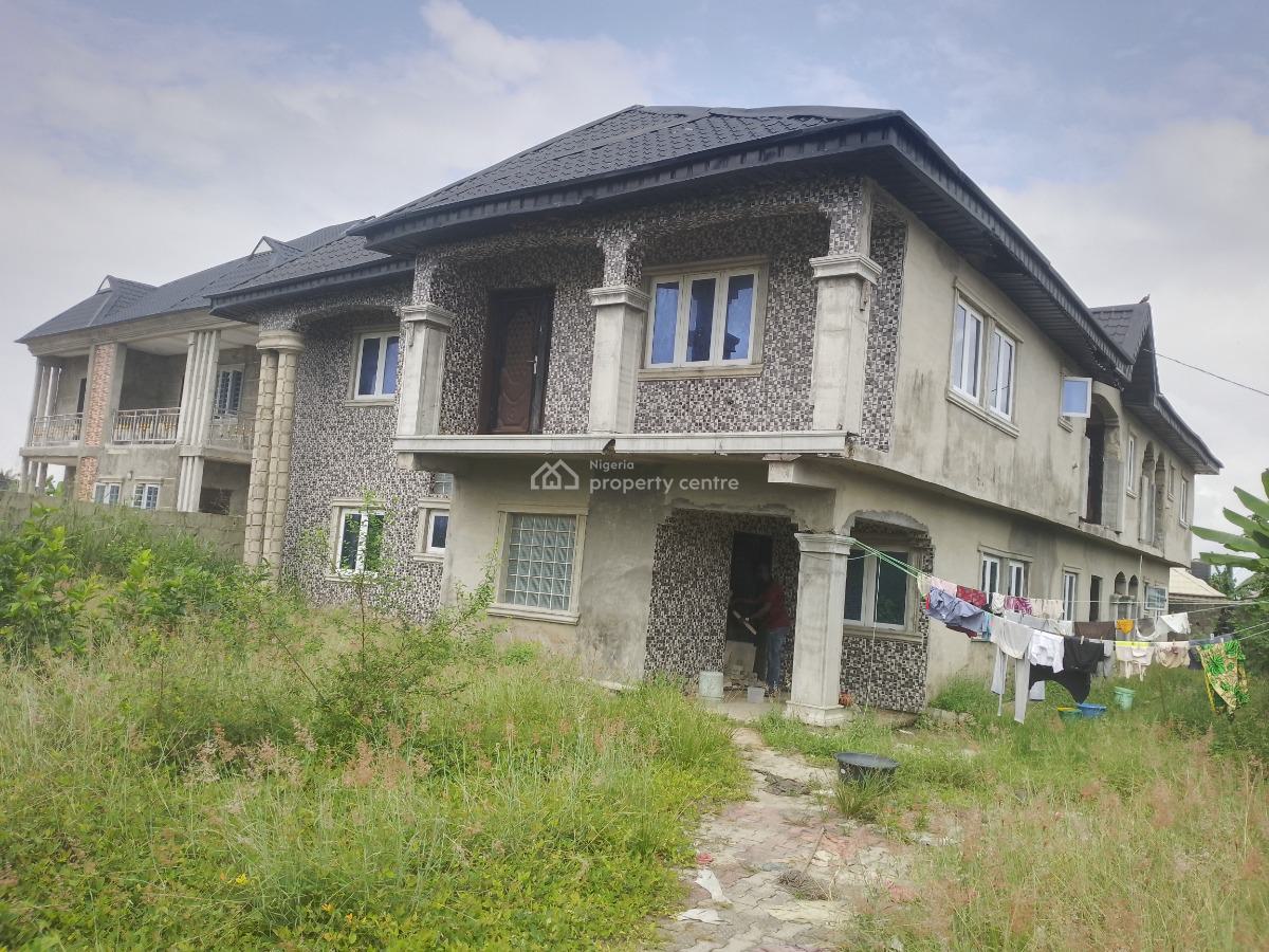 4 Bedroom Duplex with 2 Bq, L.f.i Estate Off Bayeku Road, Igbogbo, Ikorodu, Lagos, Detached Duplex for Sale